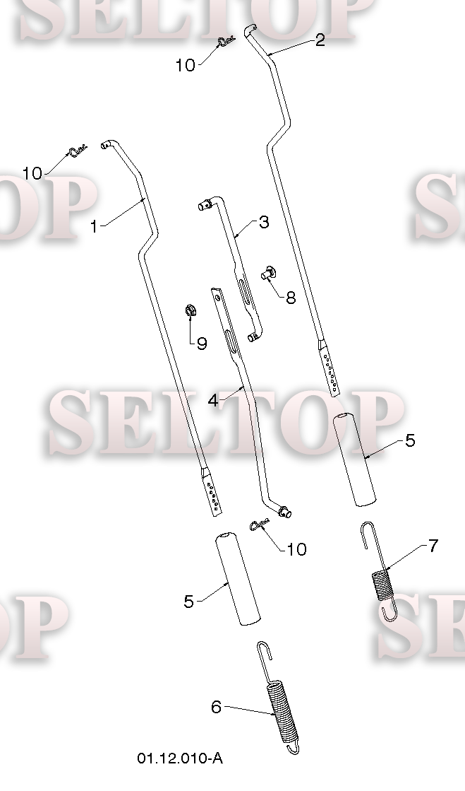 Ручка для Хускварна ST 268EP (артикул модели 96191003806) (с 2012-09) (схема 3)