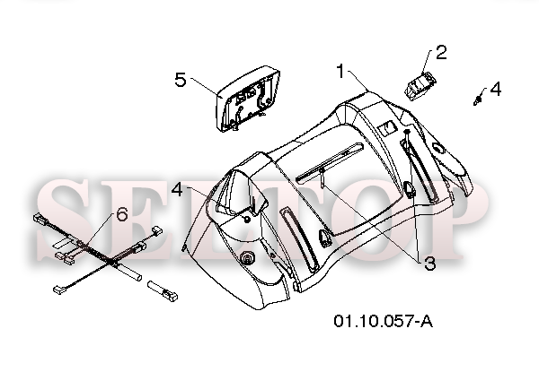 Ручка для Хускварна ST 268EP (артикул модели 96191003809) (с 2013-07) (схема 5)