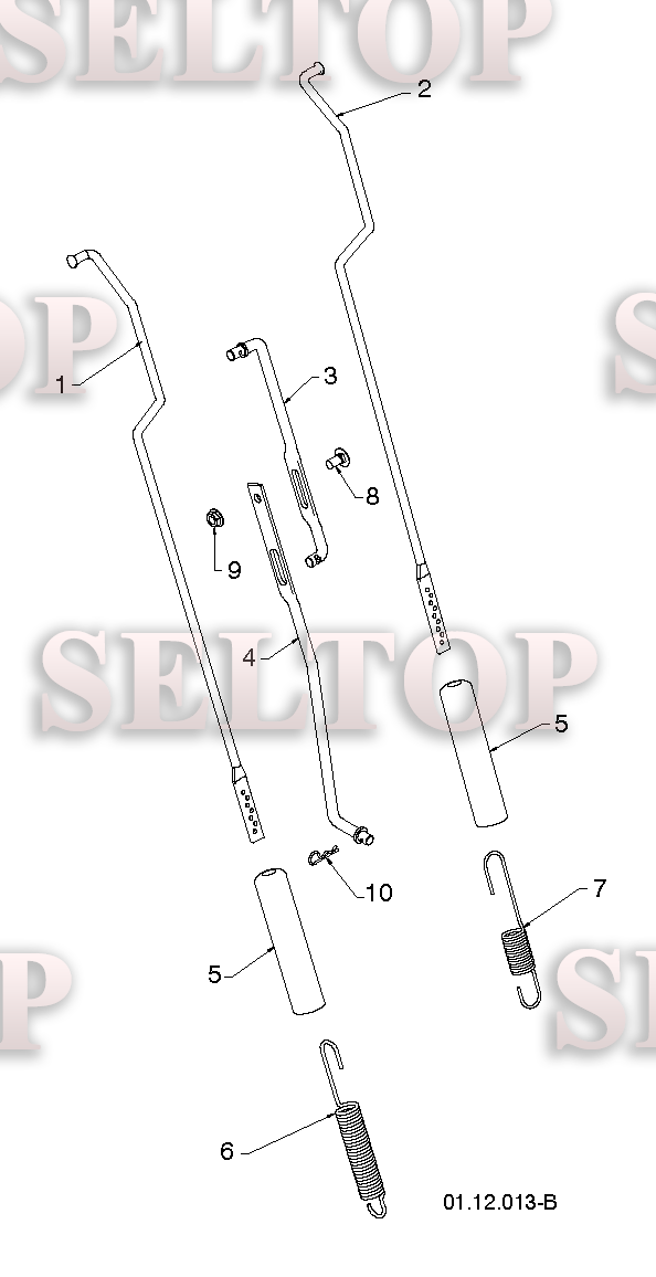 Ручка для Хускварна ST 268EP (артикул модели 96191003811) (с 2013-07) (схема 3)