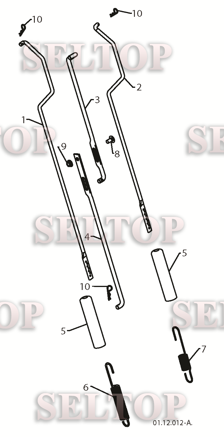 Ручка для Хускварна ST 276EPT (артикул модели 96191005101) (с 2012-07) (схема 3)