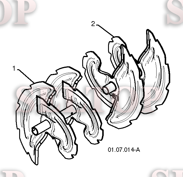Крыльчатка, редуктор для Хускварна ST 276EP (артикул модели 96191003900) (с 2010-06) (схема 2)