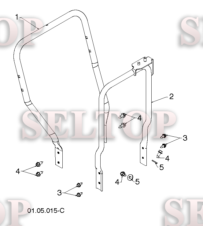 Ручка для Хускварна ST 276EP (артикул модели 96191003905) (с 2012-05) (схема 2)