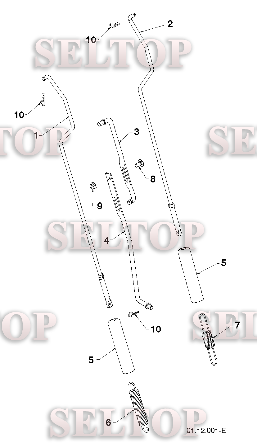 Ручка для Хускварна ST 276EP (артикул модели 96191003905) (с 2012-05) (схема 3)