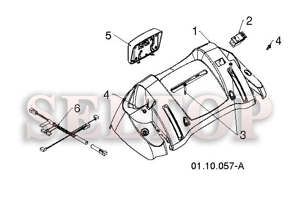 Ручка для Хускварна ST 276EP (артикул модели 96191003907) (с 2013-06) (схема 5)
