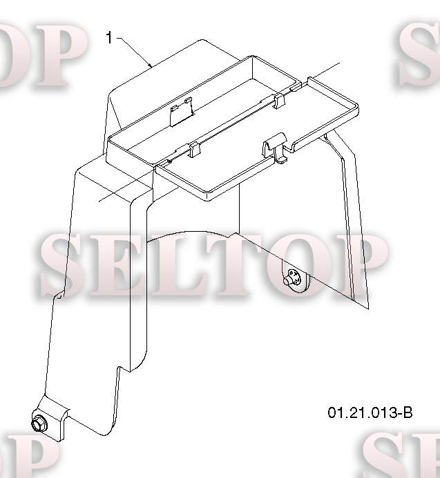 Шасси, двигатель, шкивы, ремни для Хускварна ST 276EP (артикул модели 96191003908) (с 2013-07) (схема 2)
