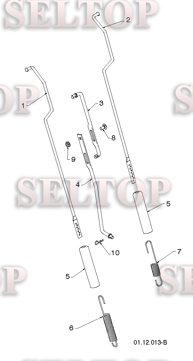 Ручка для Хускварна ST 276EP (артикул модели 96191003908) (с 2013-07) (схема 3)