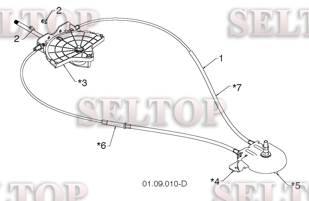 Панель управления, привод разгрузочного желоба для Хускварна ST 276EP (артикул модели 96191003911) (с 2014-07) (схема 3)