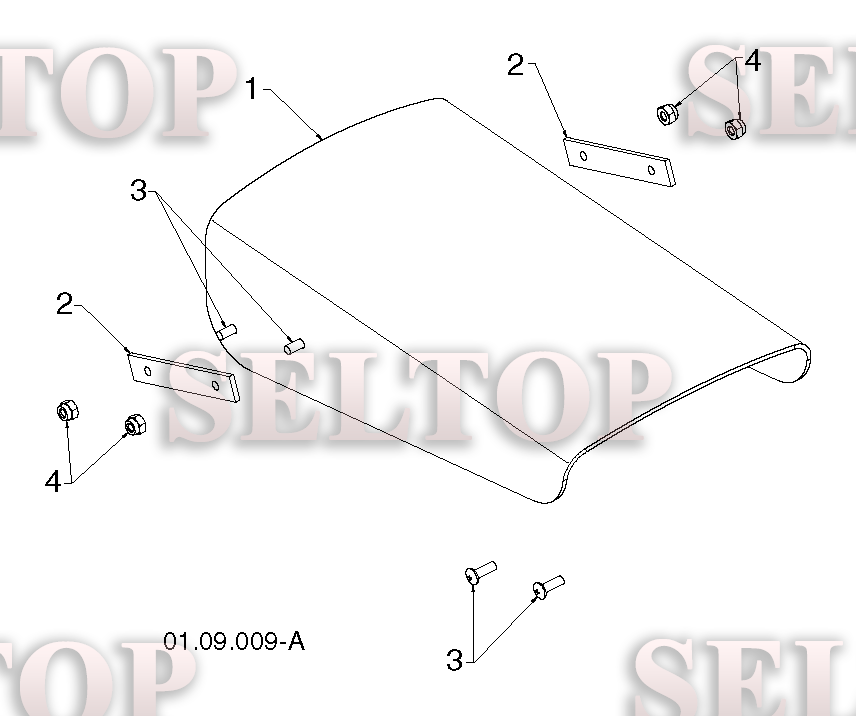 Панель управления, привод разгрузочного желоба для Хускварна ST 276EP (артикул модели 96191003913) (с 2014-07) (схема 2)