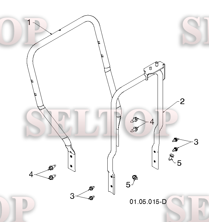 Ручка для Хускварна ST 276EP (артикул модели 96191003913) (с 2014-07) (схема 2)