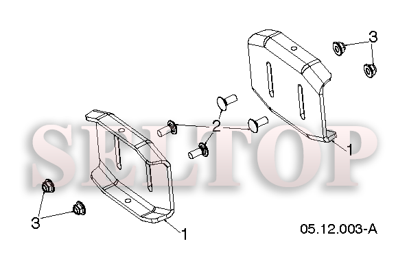 Крыльчатка, редуктор для Хускварна ST 327P (артикул модели 96191008302) (с 2016-04) (схема 3)