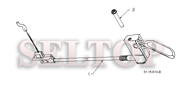 Панель управления, привод разгрузочного желоба для Хускварна ST 327P (артикул модели 96191008303) (с 2017-05) (схема 4)