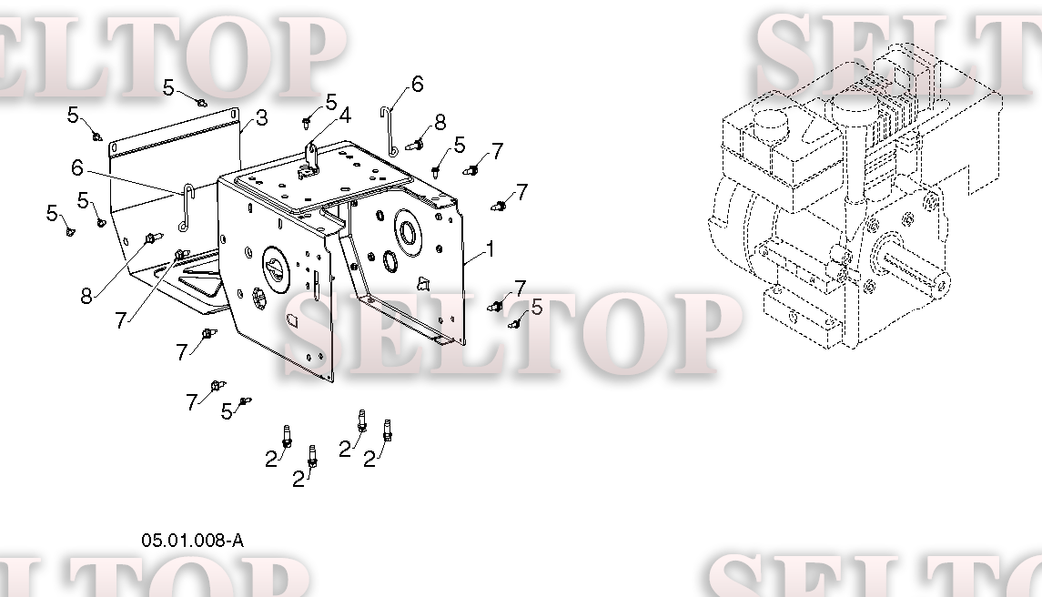 Шасси, двигатель, шкивы, ремни для Хускварна ST327 (артикул модели 96193012700) (с 2018-03) (схема 1)