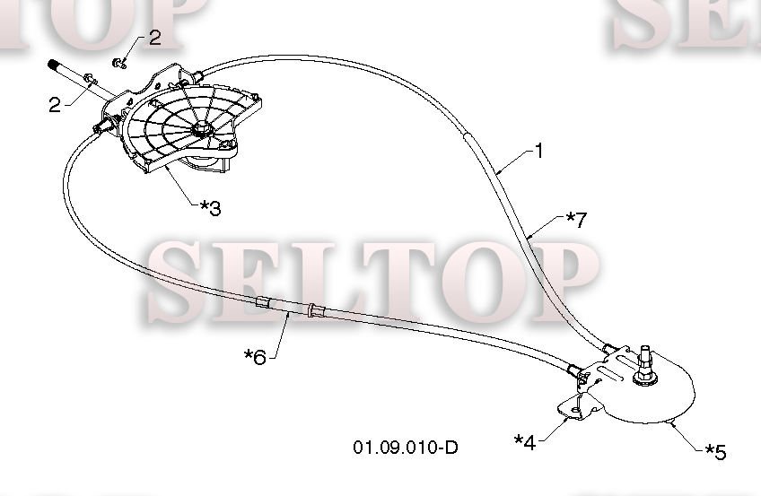 Панель управления, привод разгрузочного желоба для Хускварна ST 330P (артикул модели 96191008501) (с 2015-15) (схема 1)