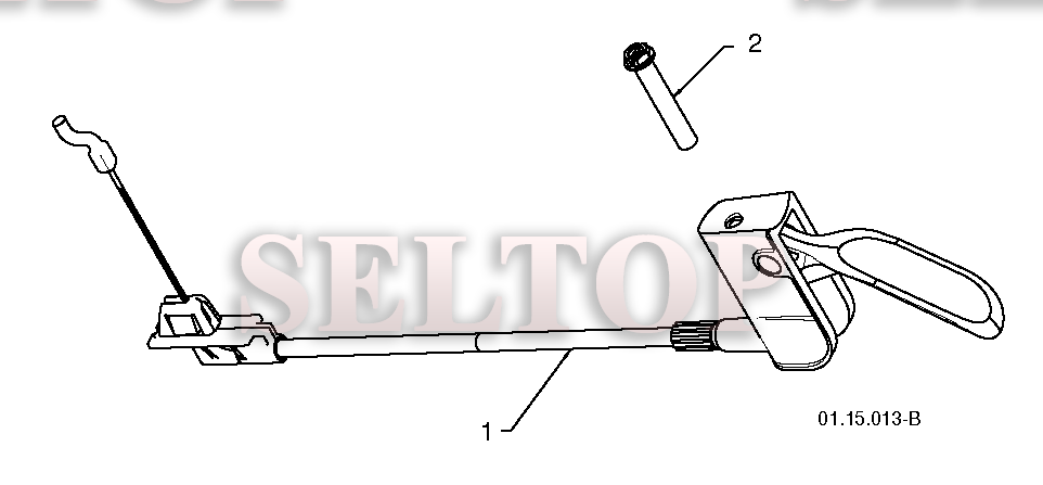 Панель управления, привод разгрузочного желоба для Хускварна ST 330P (артикул модели 96191008501) (с 2015-15) (схема 2)