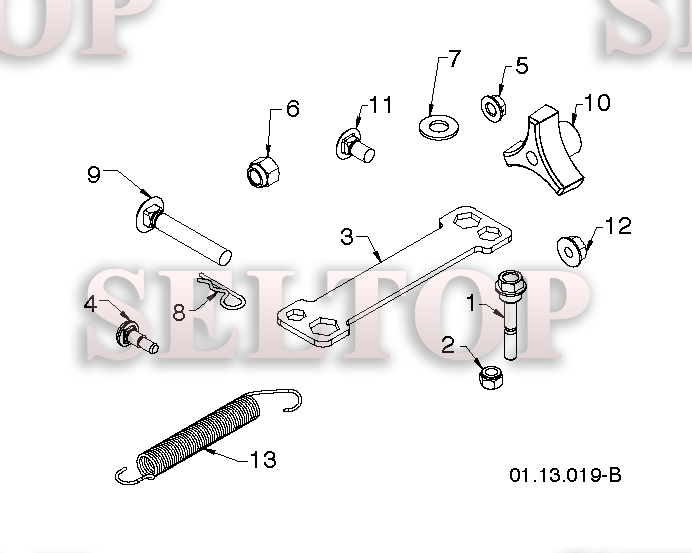 Аксессуары для Хускварна ST 330T (артикул модели 96191008601) (с 2015-06) (схема 1)