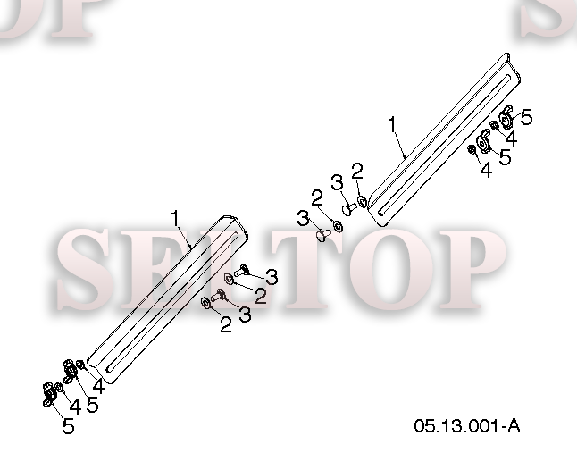 Крыльчатка, редуктор для Хускварна ST 330T (артикул модели 96193009502) (с 2015-09) (схема 4)