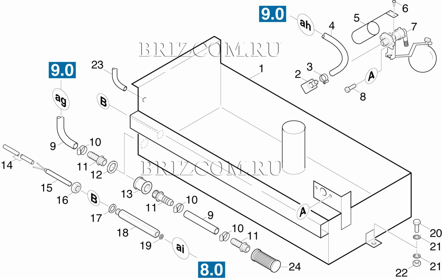 Поплавковый ящик (0.171-834.0)