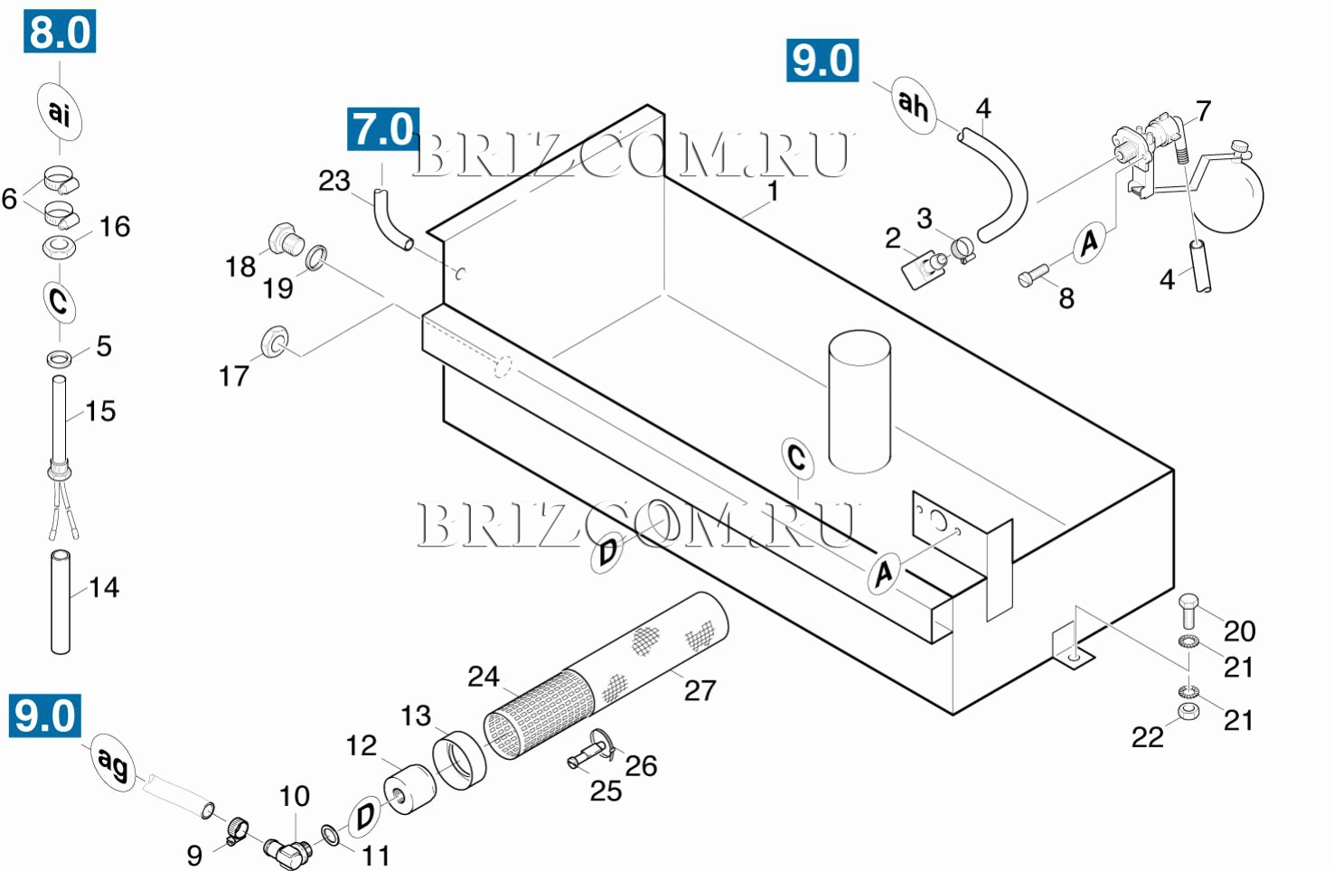 Поплавковый ящик (0.171-972.0)