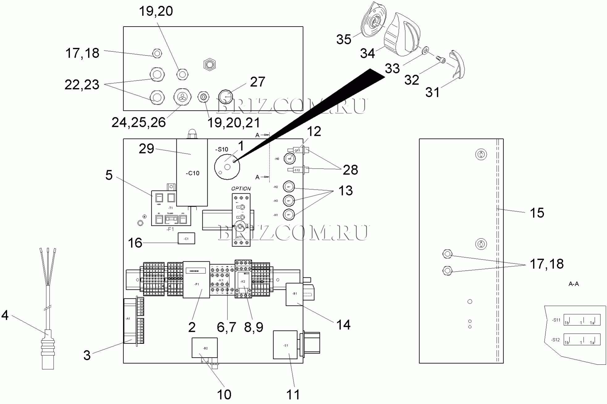 Электроприборный шкаф (0.208-399.0)