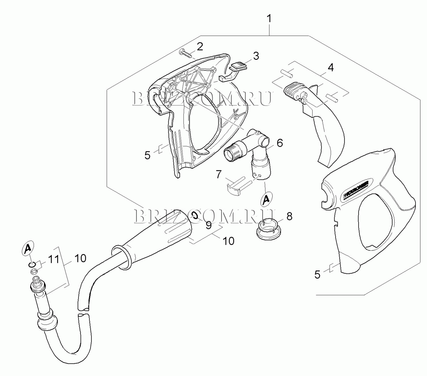 Pучной пистолет-распылитель (0.208-579.0)