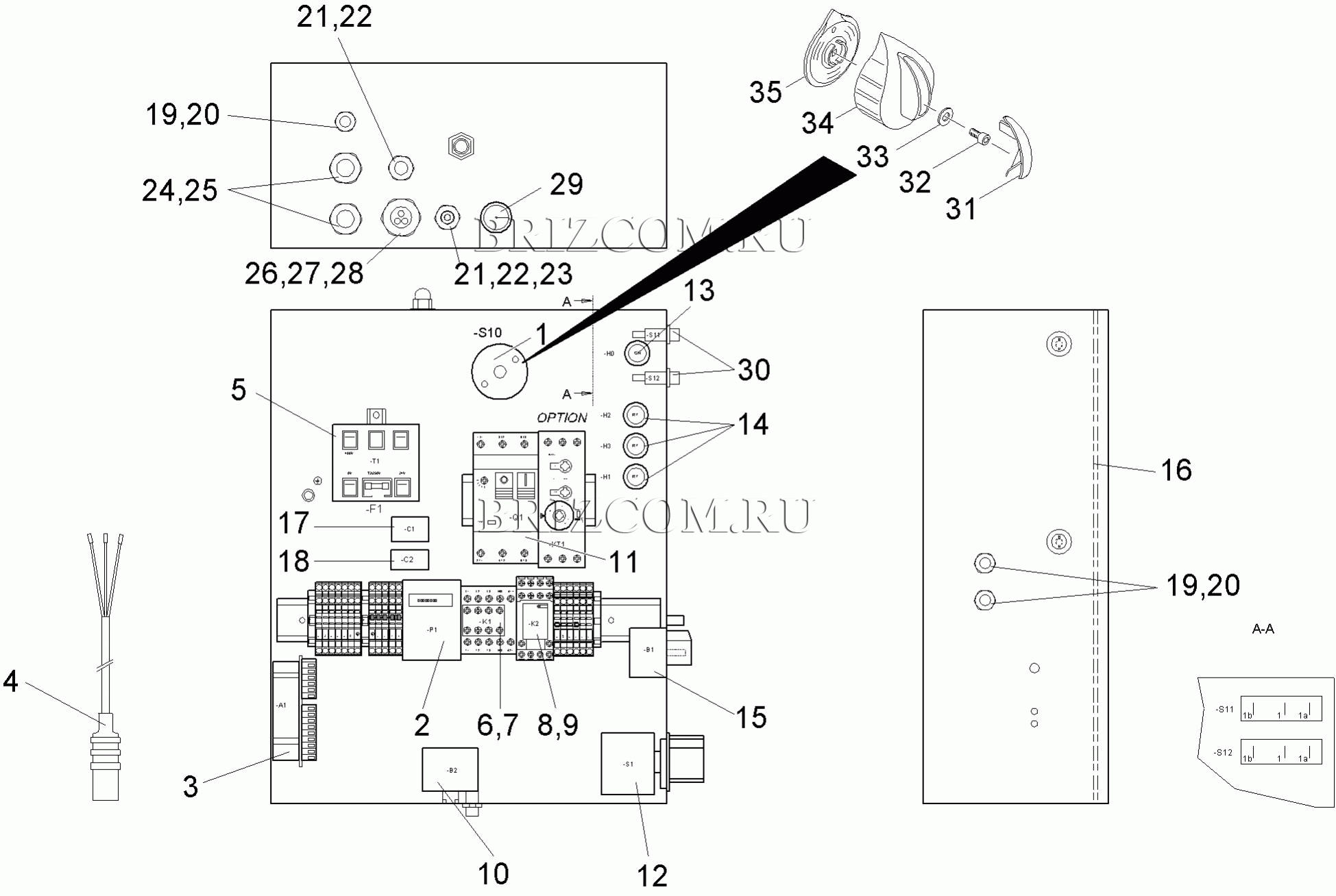 Электроприборный шкаф (0.208-400.0)