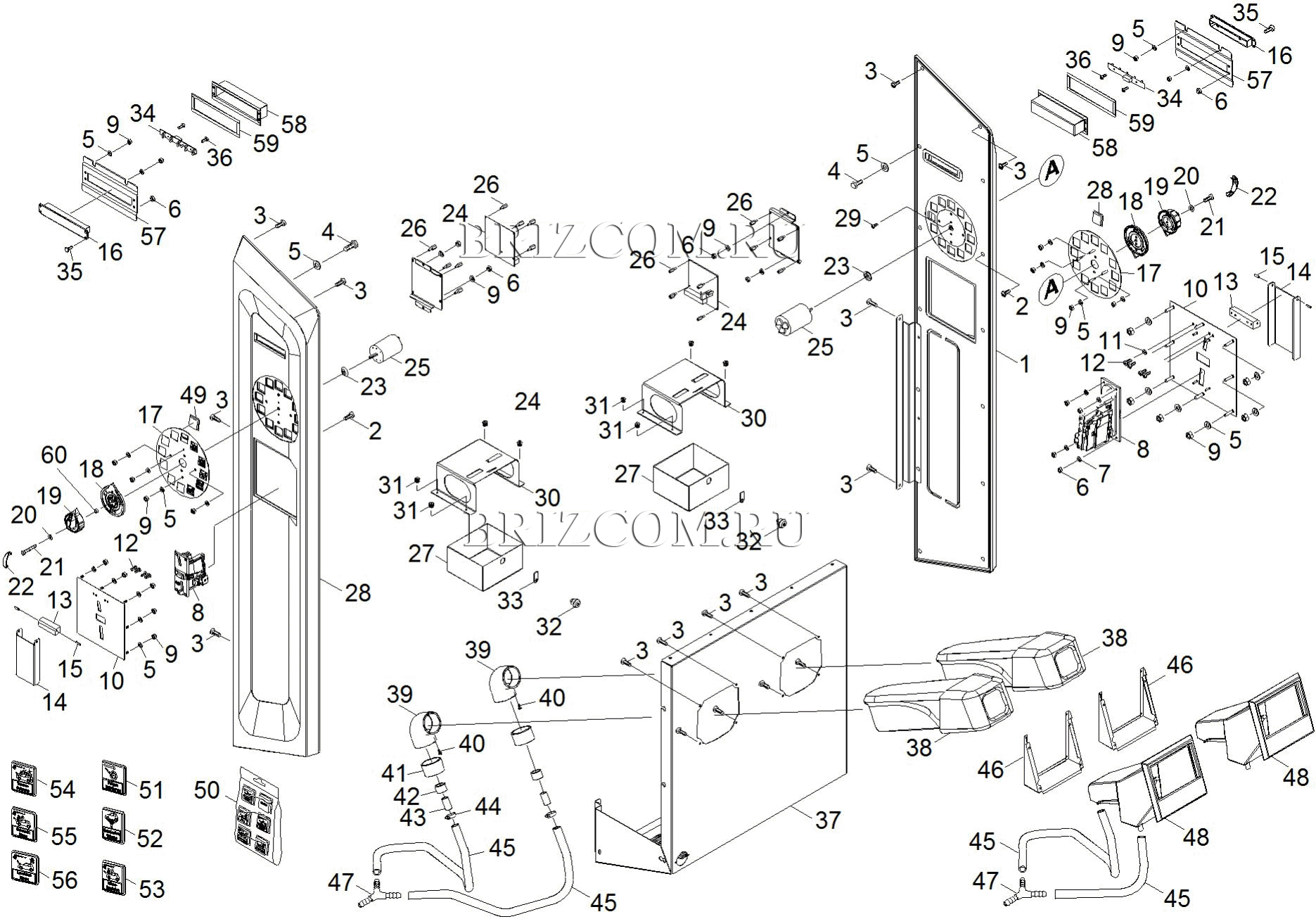 Обшивка CAB 1/2 (0.210-823.0)
