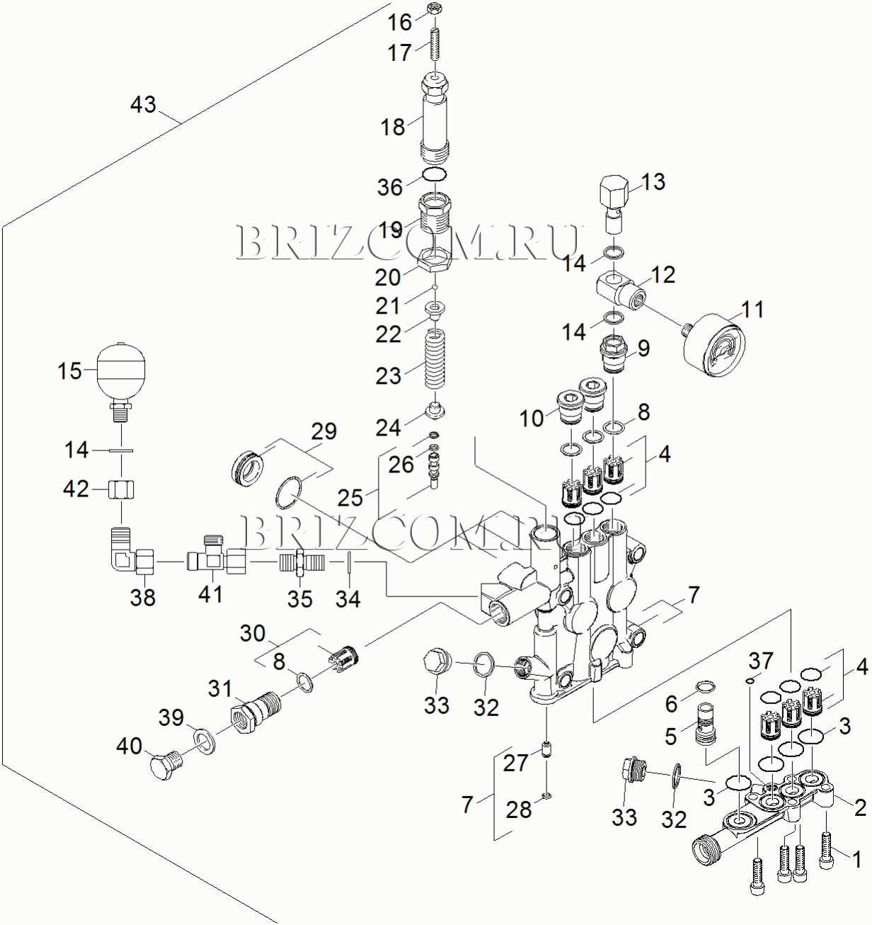 Головка цилиндра SB-MB 608 (0.209-854.0)
