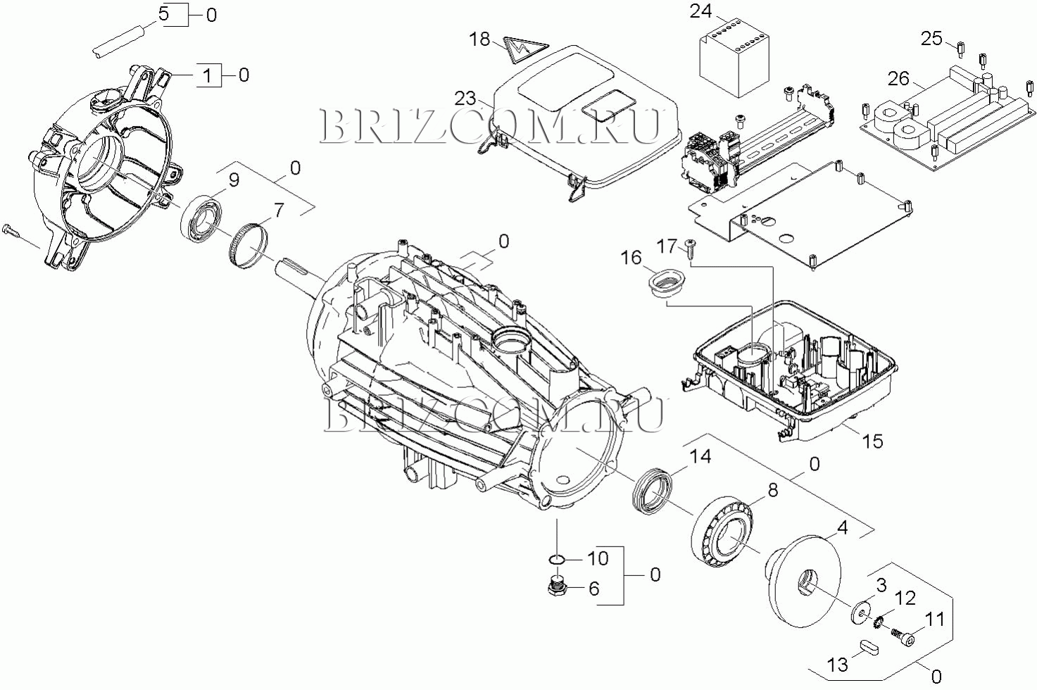 Мотор SB-MB 908 (0.210-255.0)