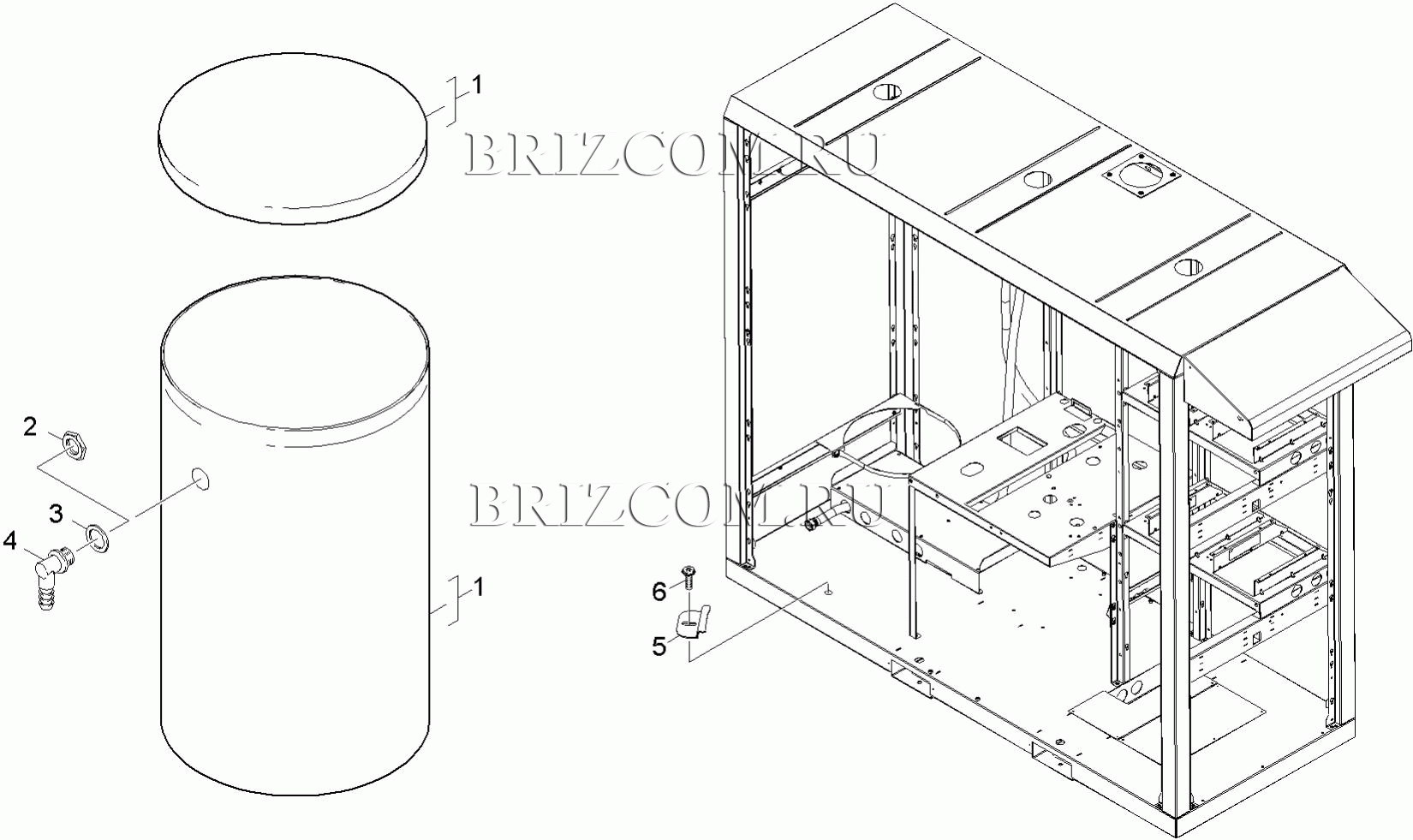 Емкость с солью 120L (0.209-861.0)