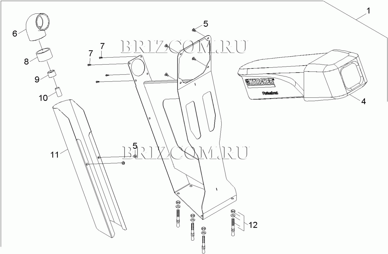 МК ланцетовидная шахта высокого давления (0.210-048.0)