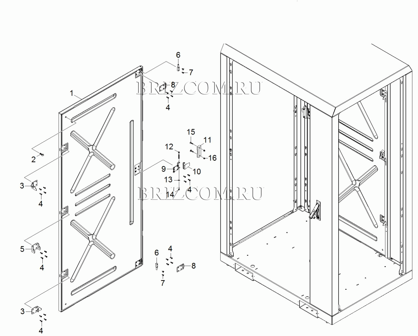 Дверь справа (0.210-825.0)