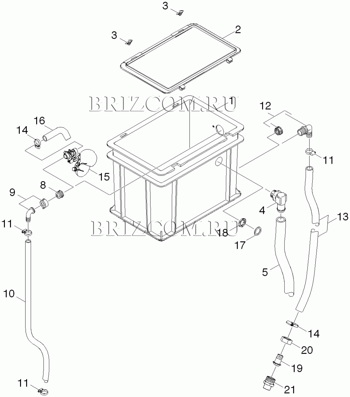МК холодная вода бак (0.209-180.0)