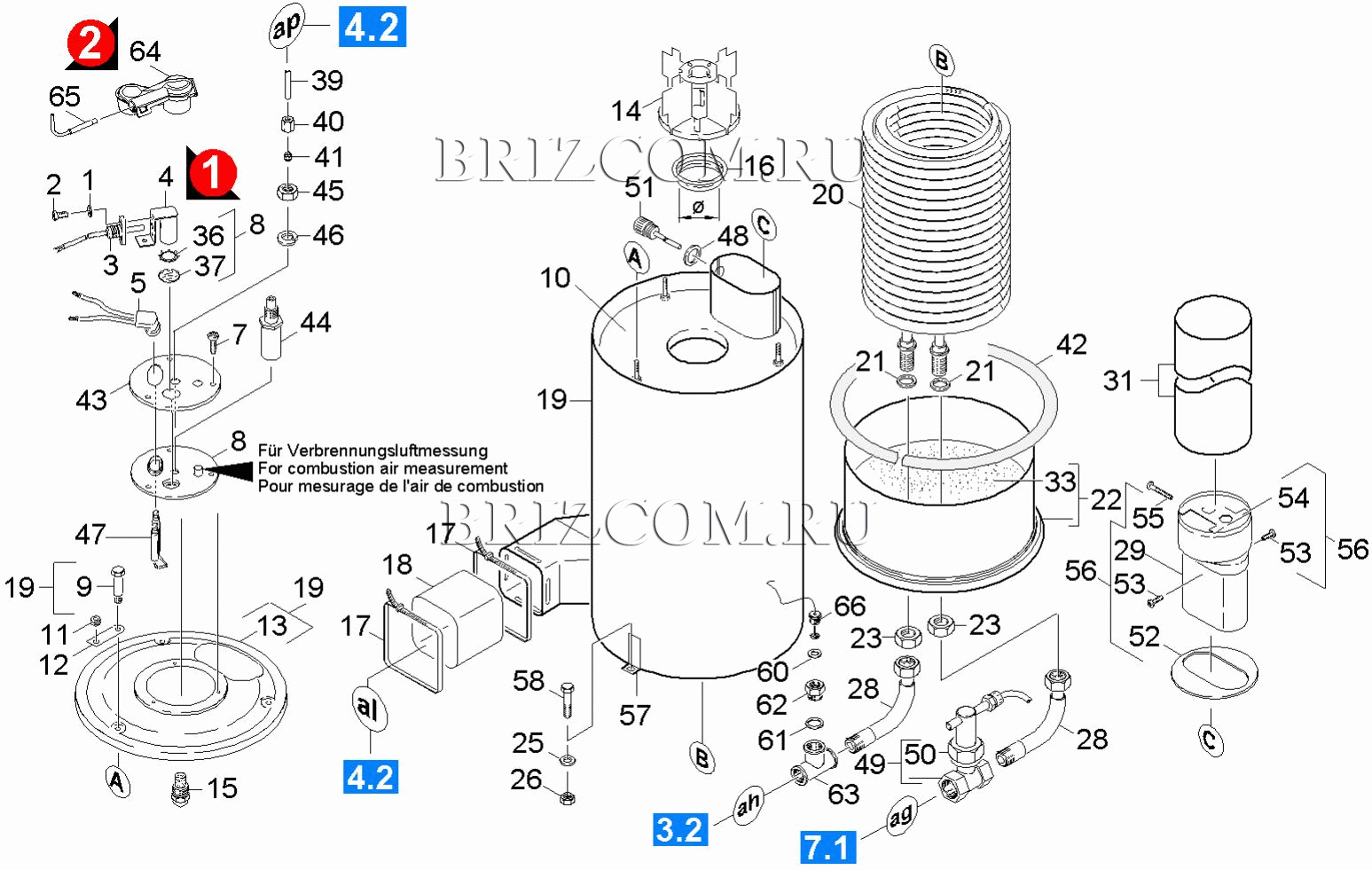 Проточный нагреватель масло 72 KW (0.209-162.0)
