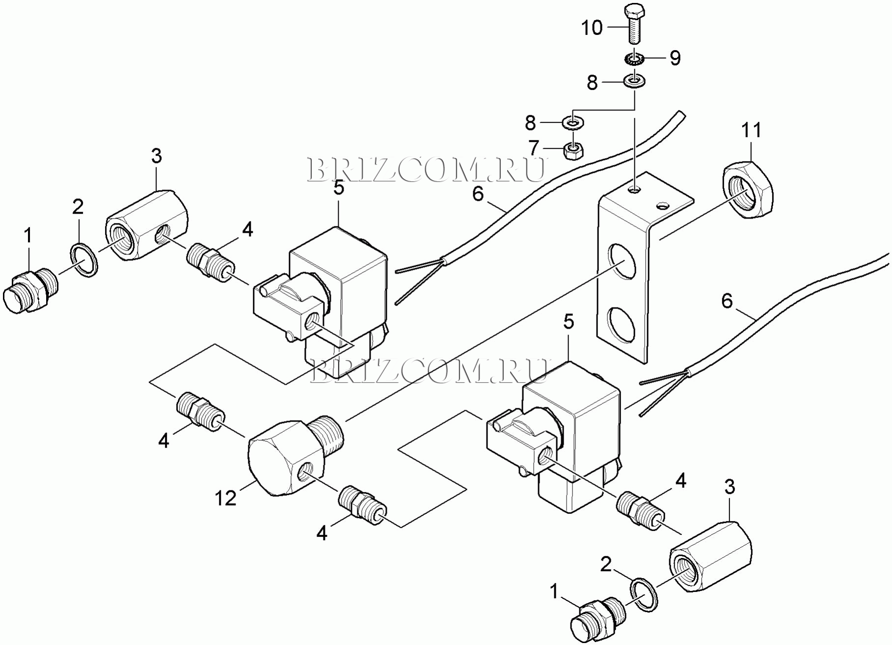 МК переключательный блок 2 WZ (0.109-022.0)