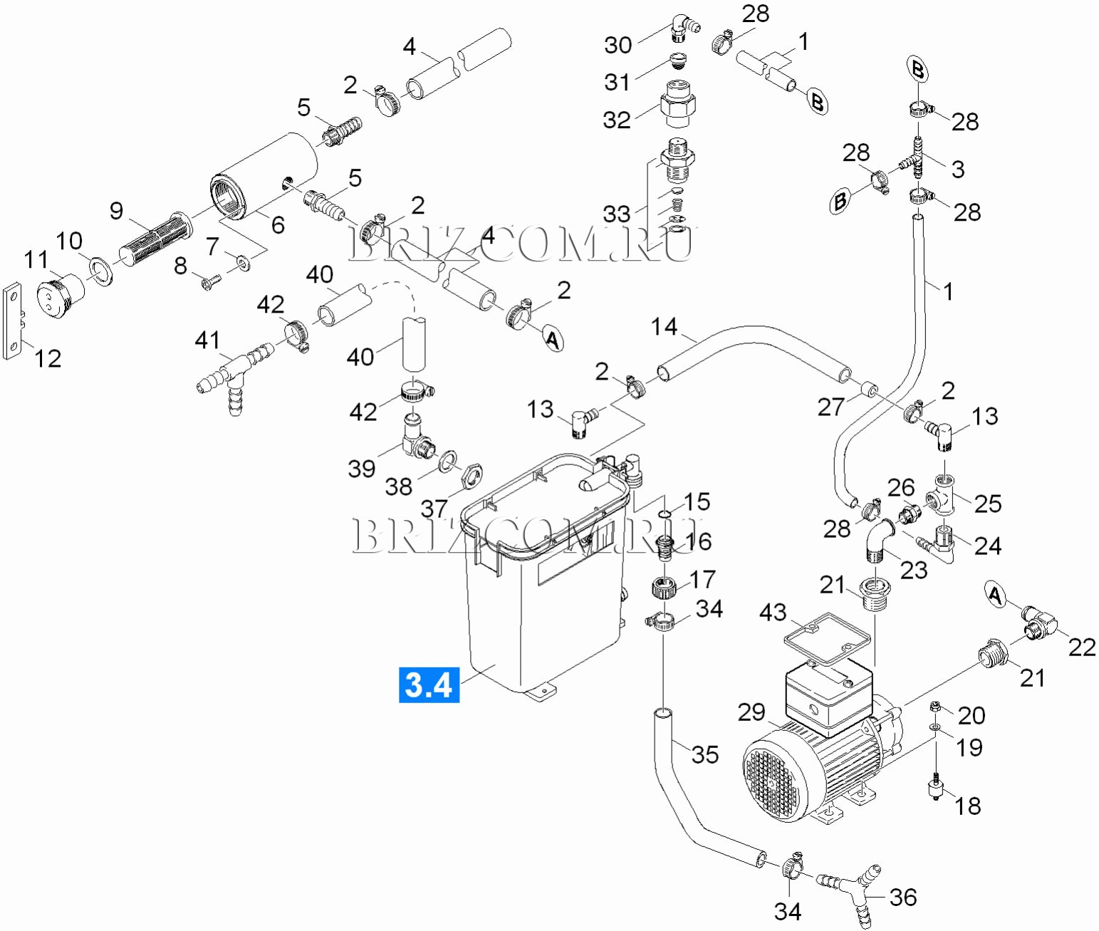 Защита от замерзания основная единица (0.208-444.0)