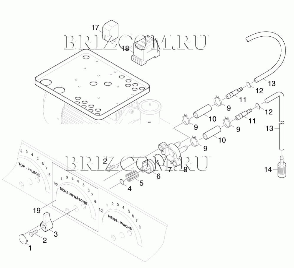 МК пена для влажной чистки 1 WZ (0.198-576.0)