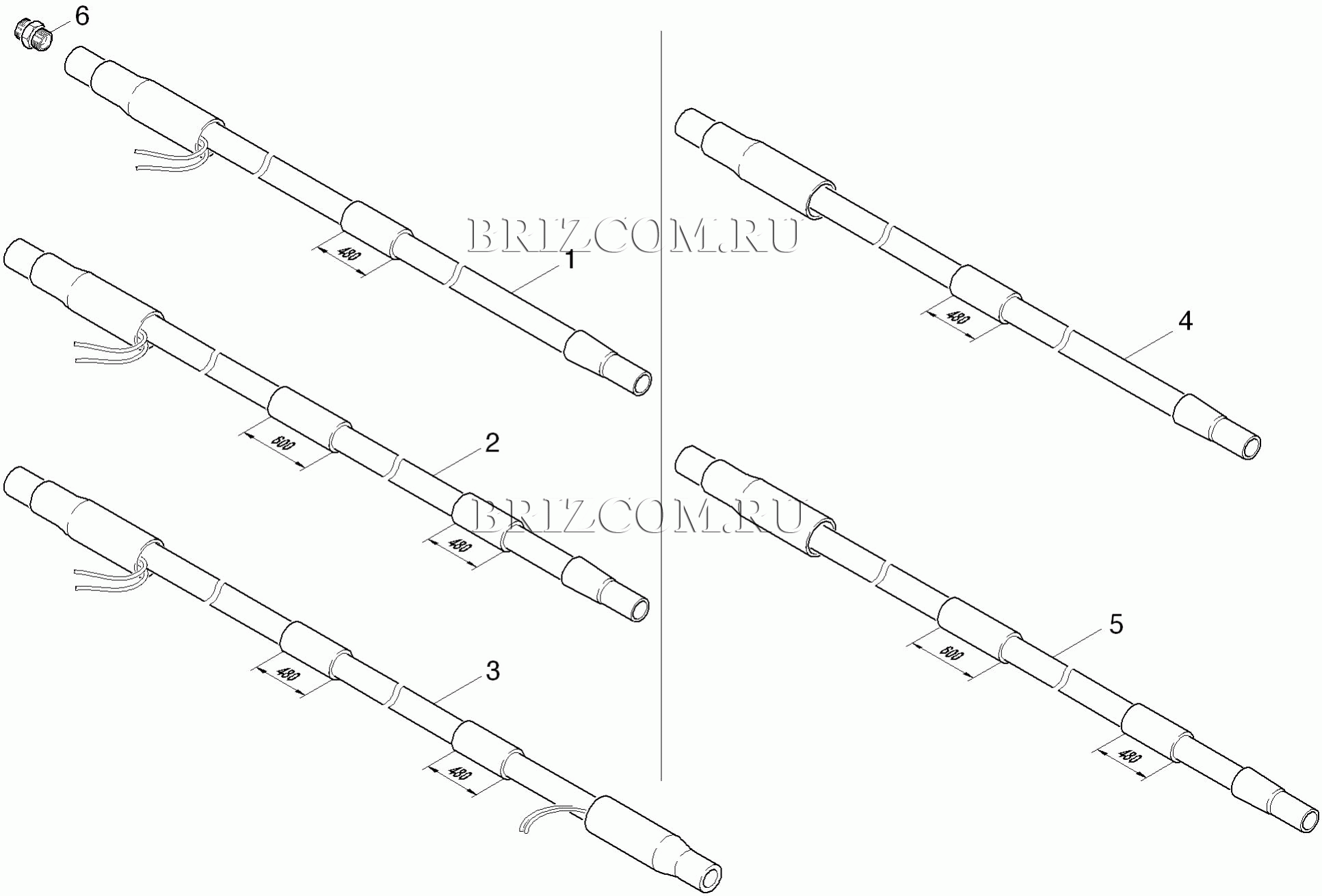 Шланговый провод (0.172-965.0)