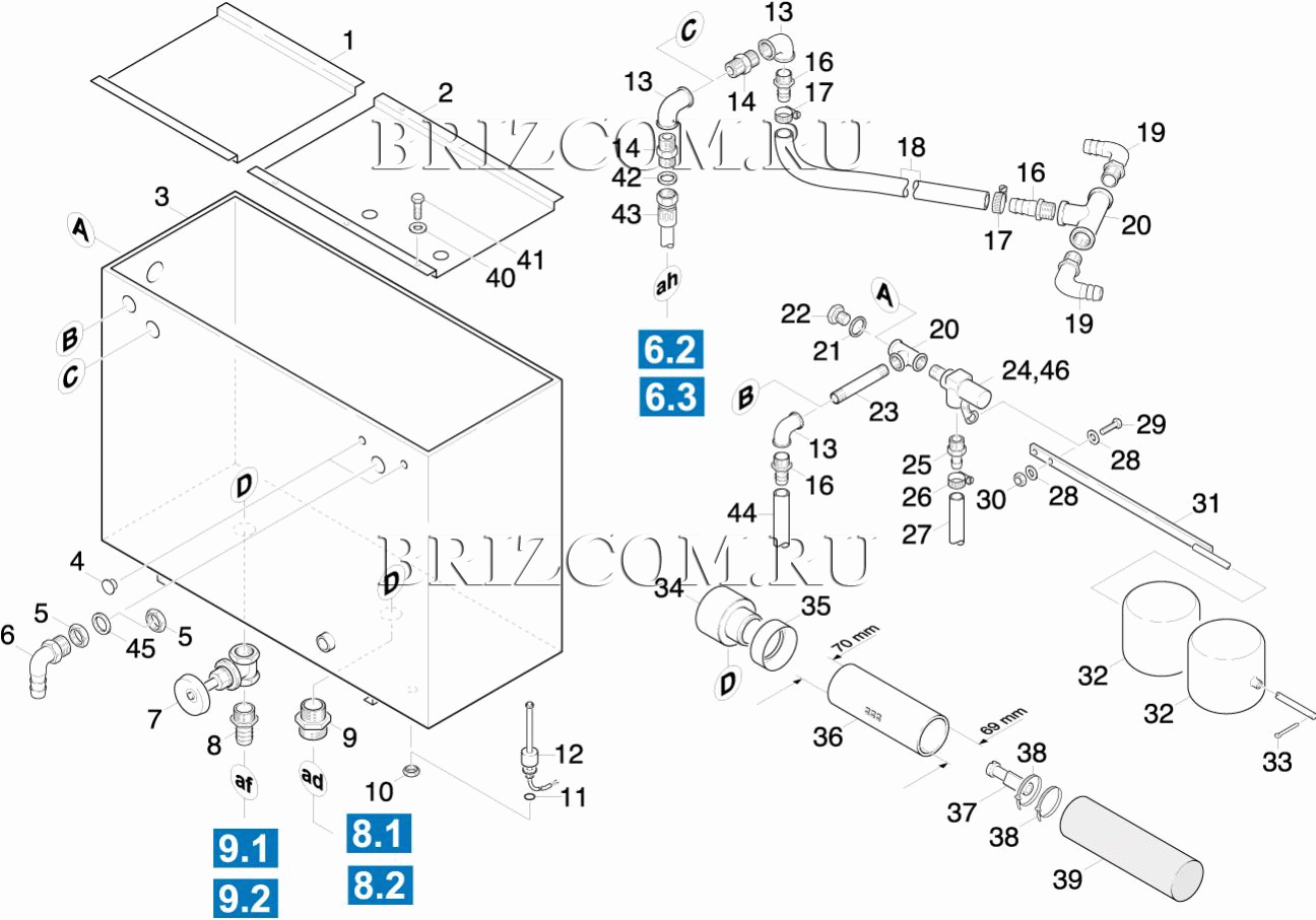 Поплавковый резервуар (0.172-194.0)