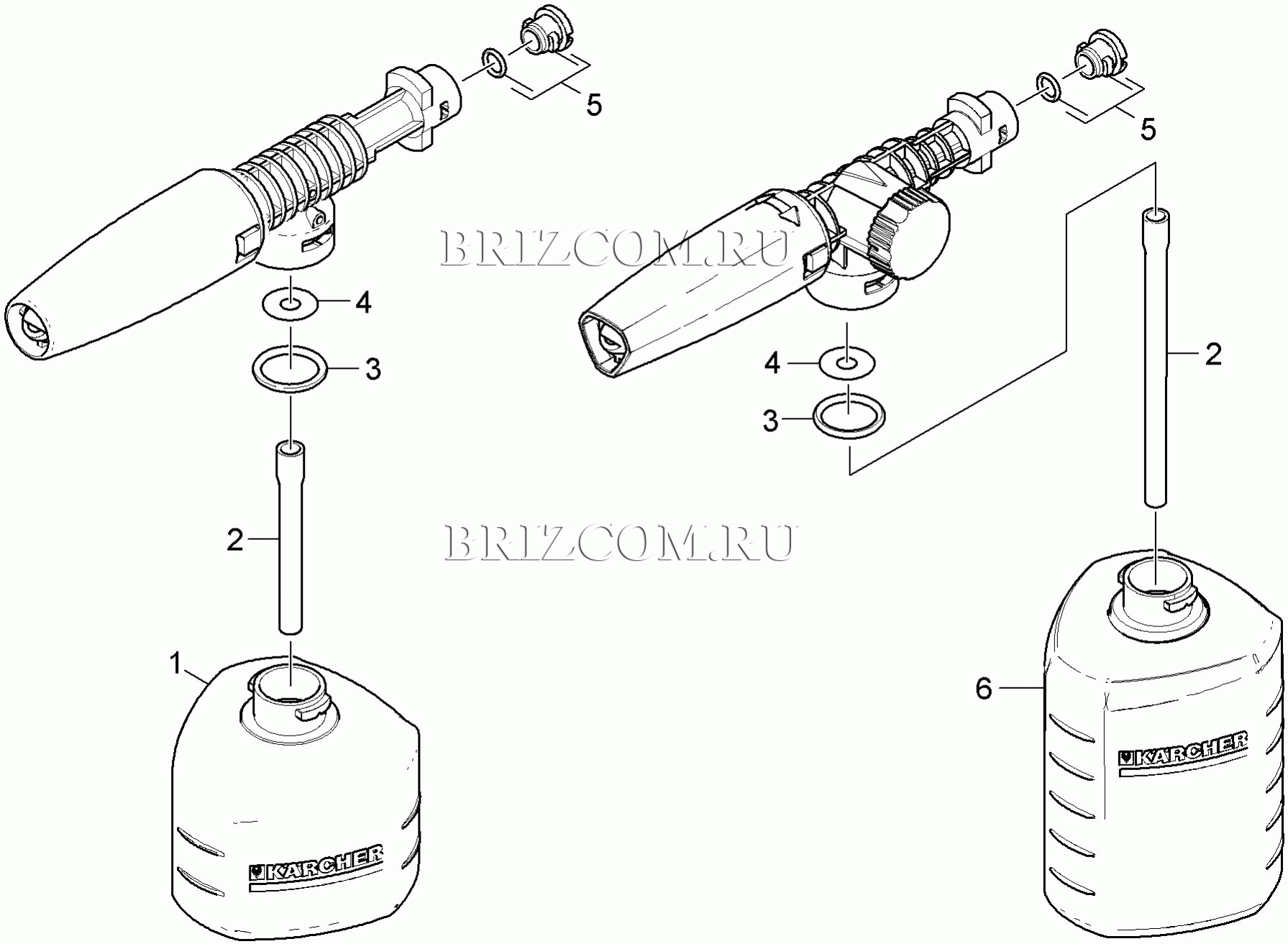 Трубка для вдувания пены (0.105-718.0)