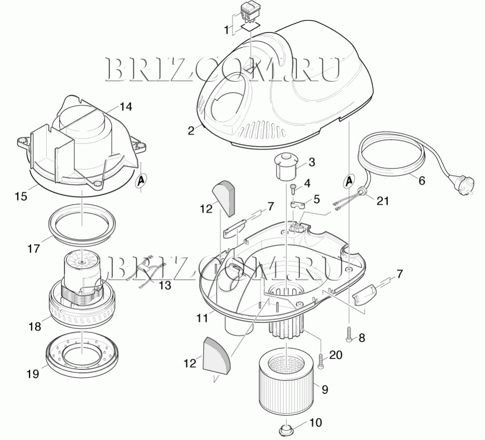 Прибор верхняя часть (0.162-969.0)