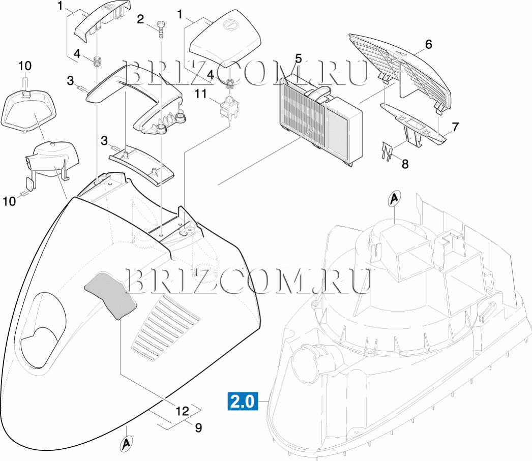 Верхняя часть (0.163-165.0)
