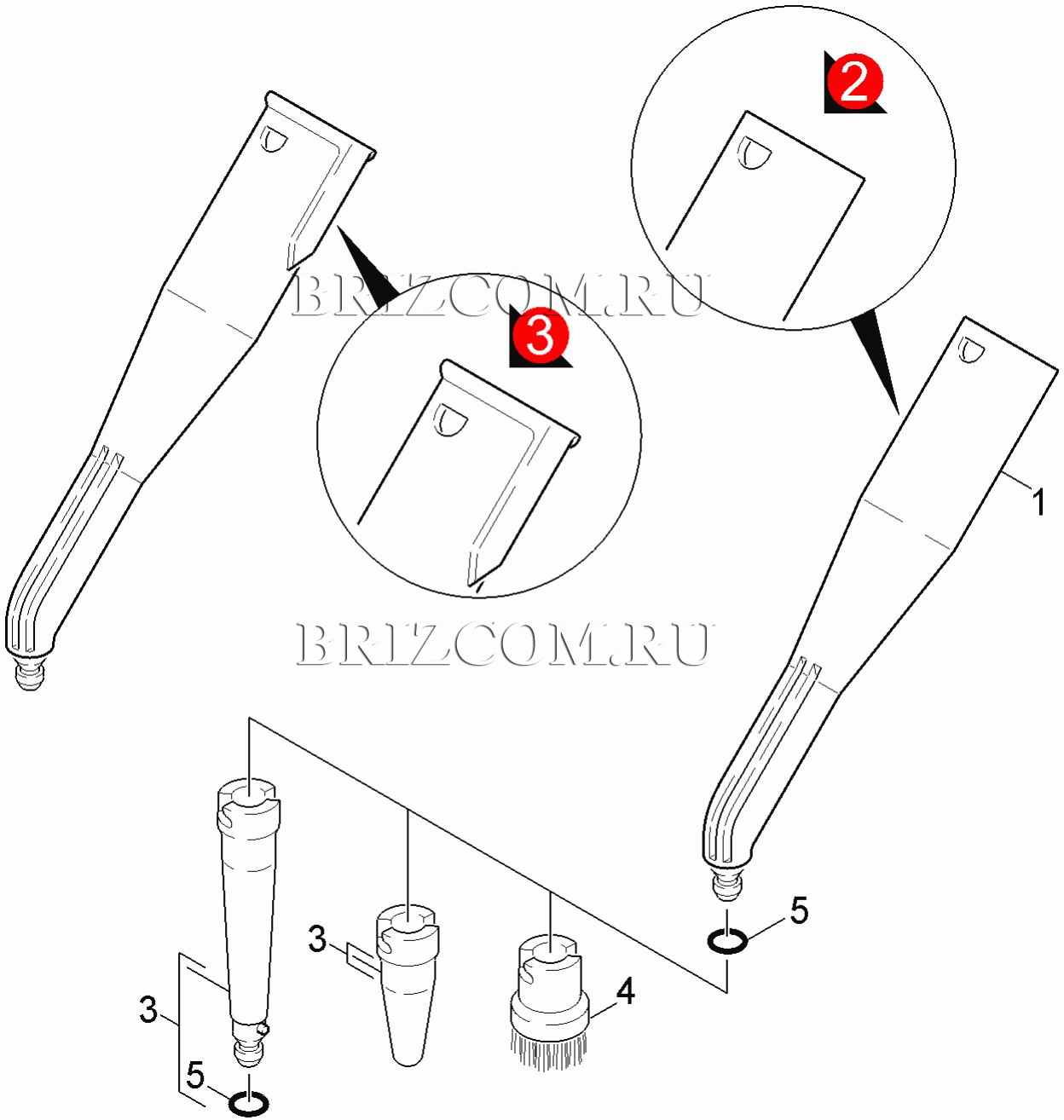 Форсунка точечной струи (0.206-611.0)