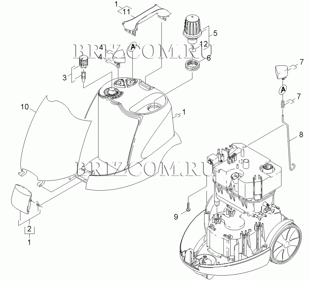 Прибор верхняя часть (0.207-673.0)