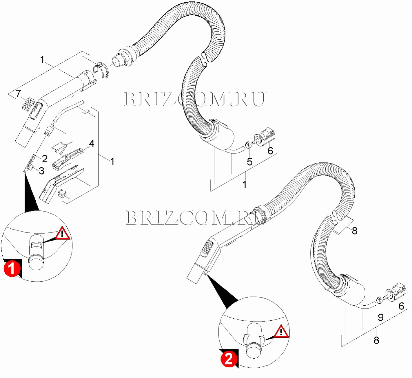 Всасывающий шланг EINZ. (0.162-569.0)