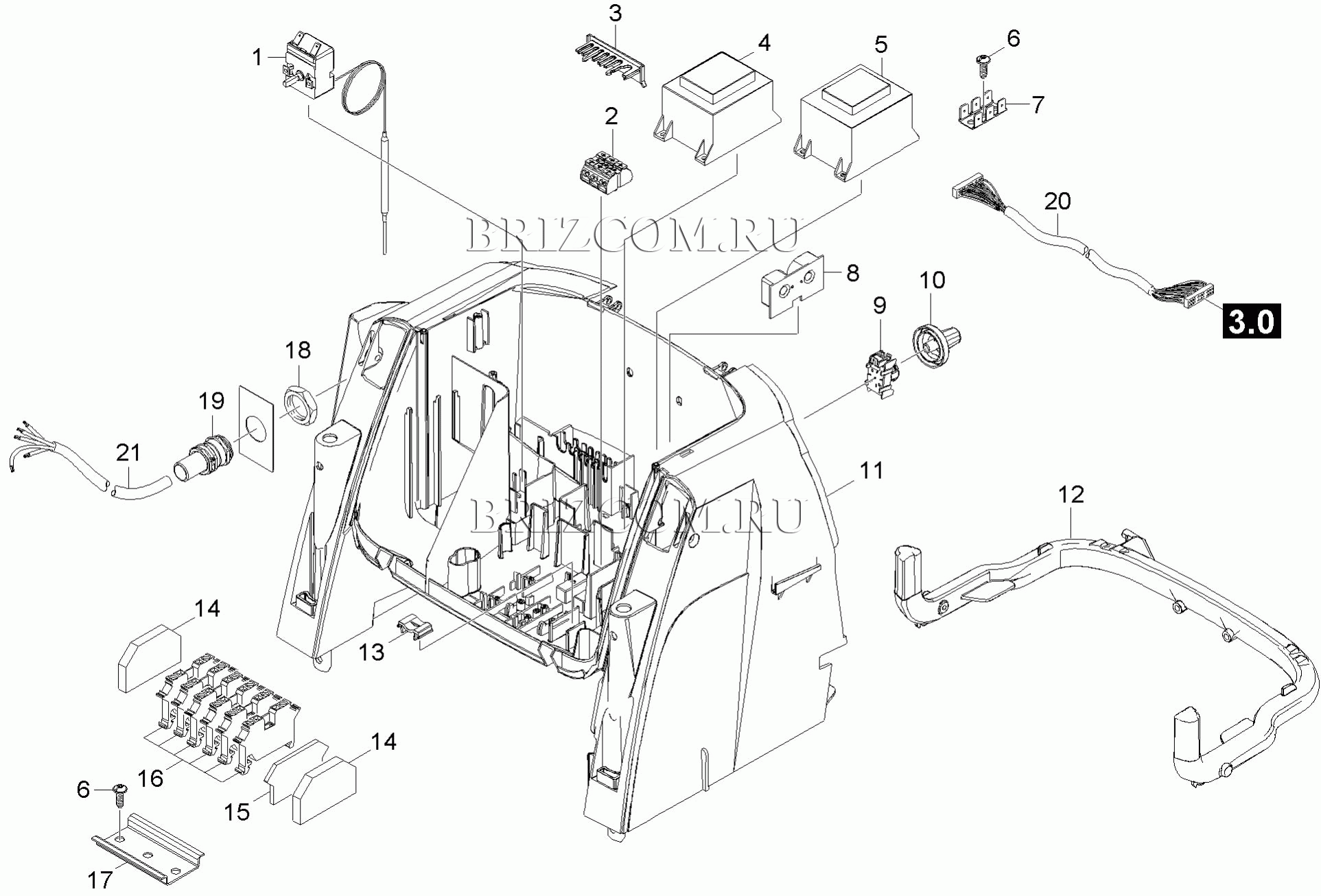 Электроприборный шкаф (0.113-291.0)