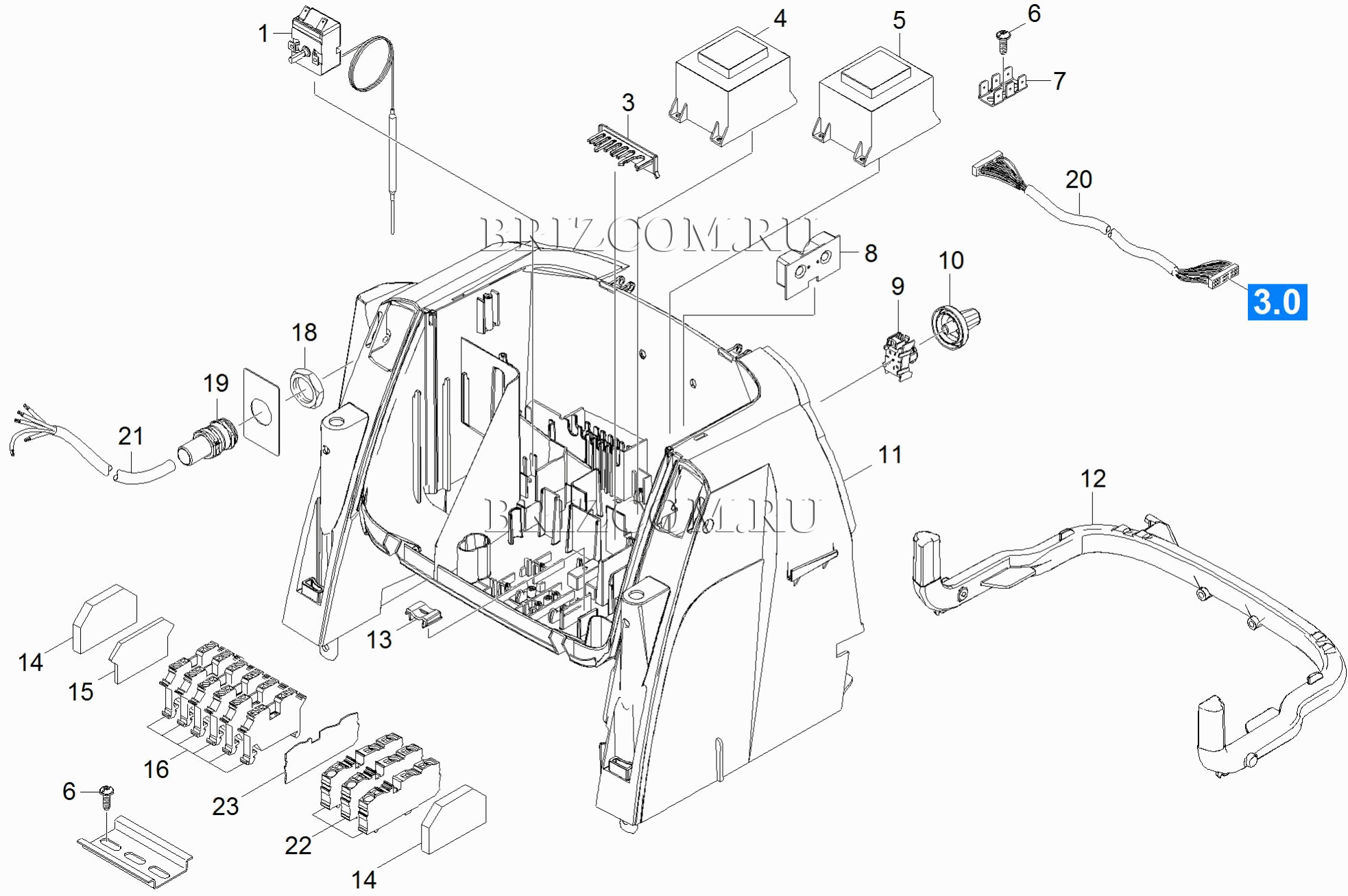 Электроприборный шкаф (0.115-042.0)