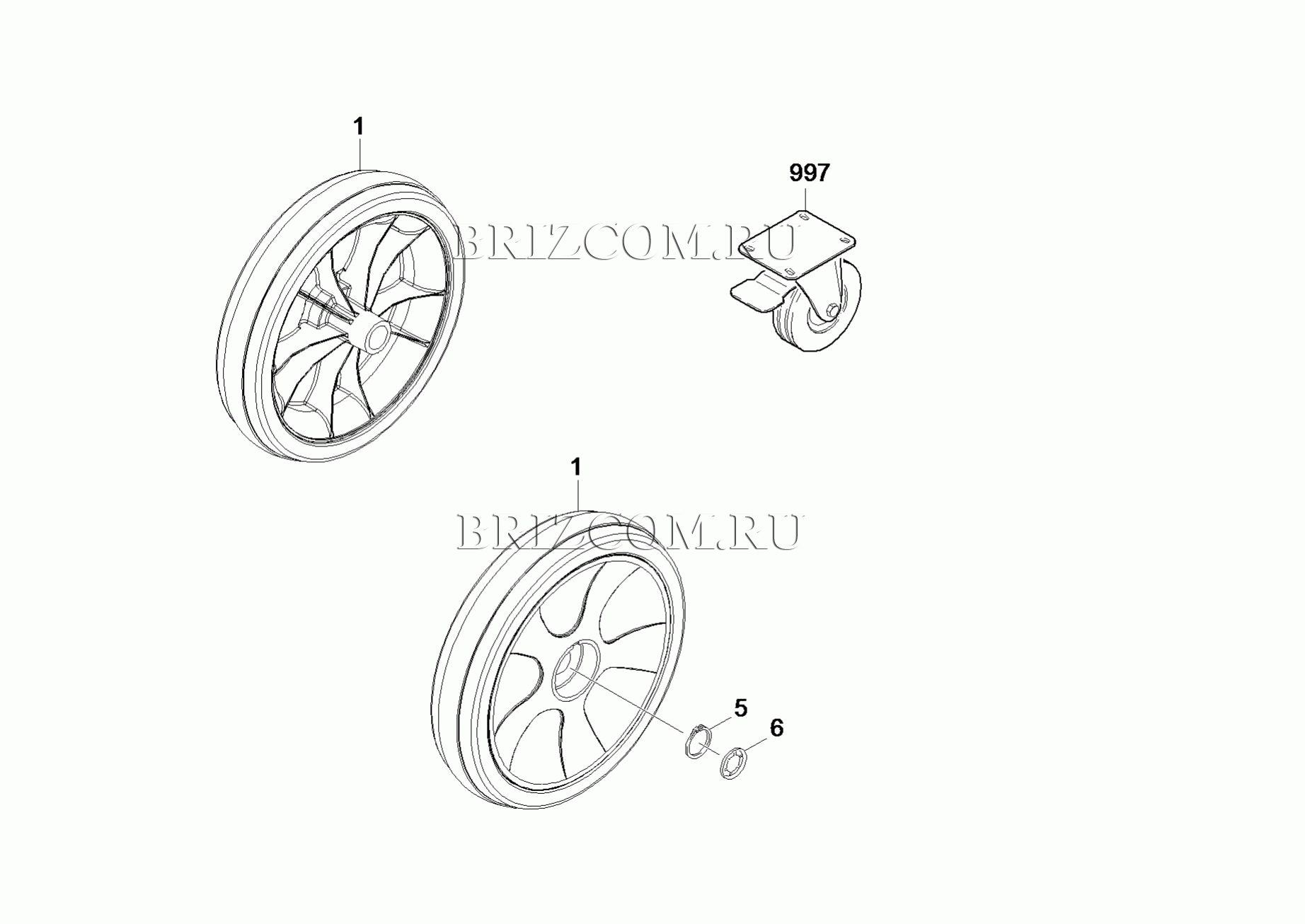 МК неизвестниковый колеса (0.116-894.0)