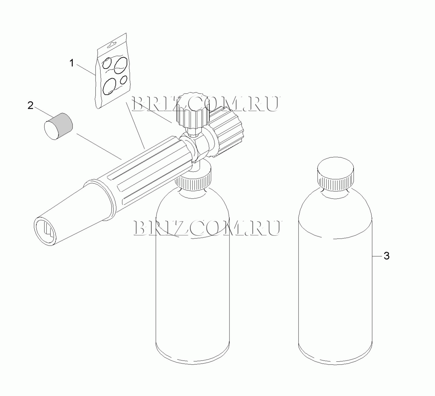 Трубка для вдувания пены (0.109-102.0)