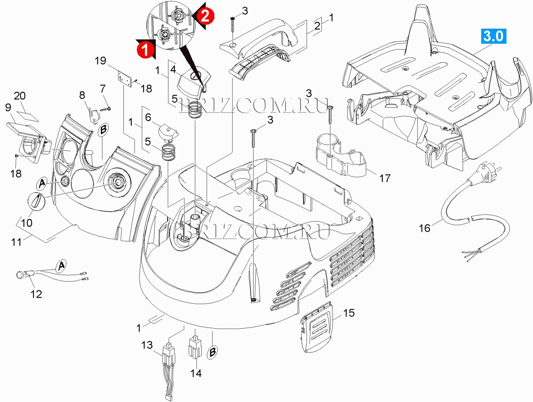 Крышка детали (0.164-528.0)