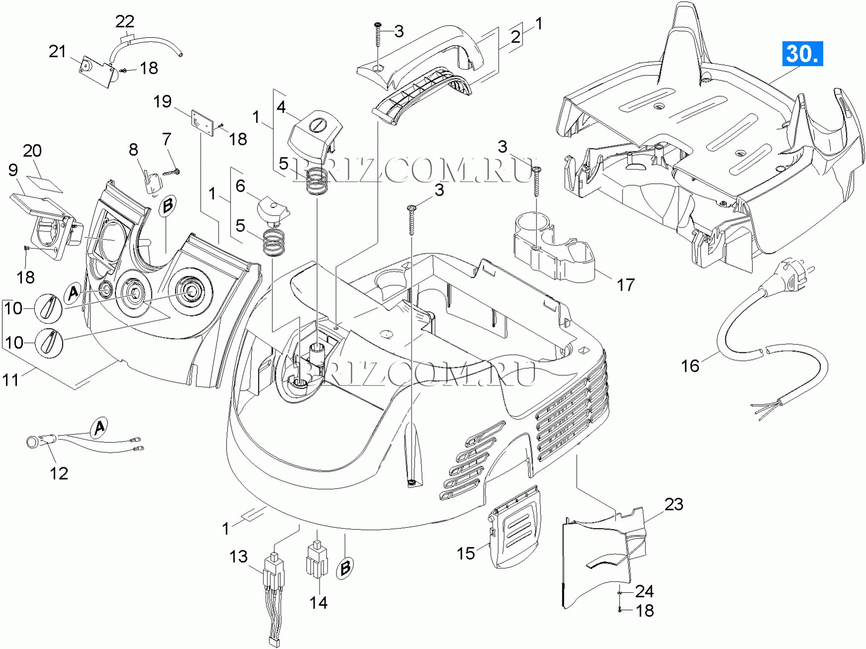 Крышка детали (0.166-661.0)